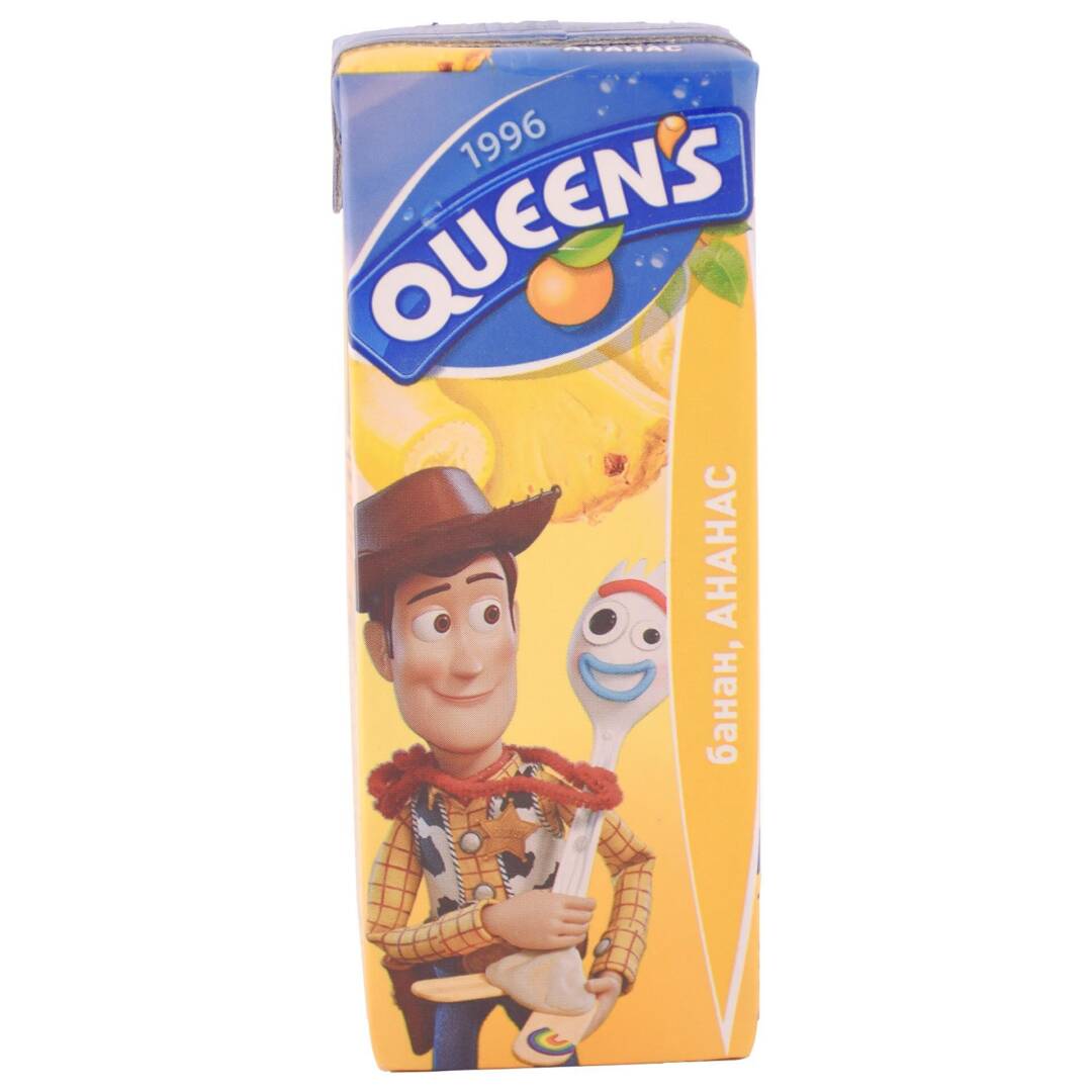 Queen's Disney сок банан и ананас 30% (200 мл)