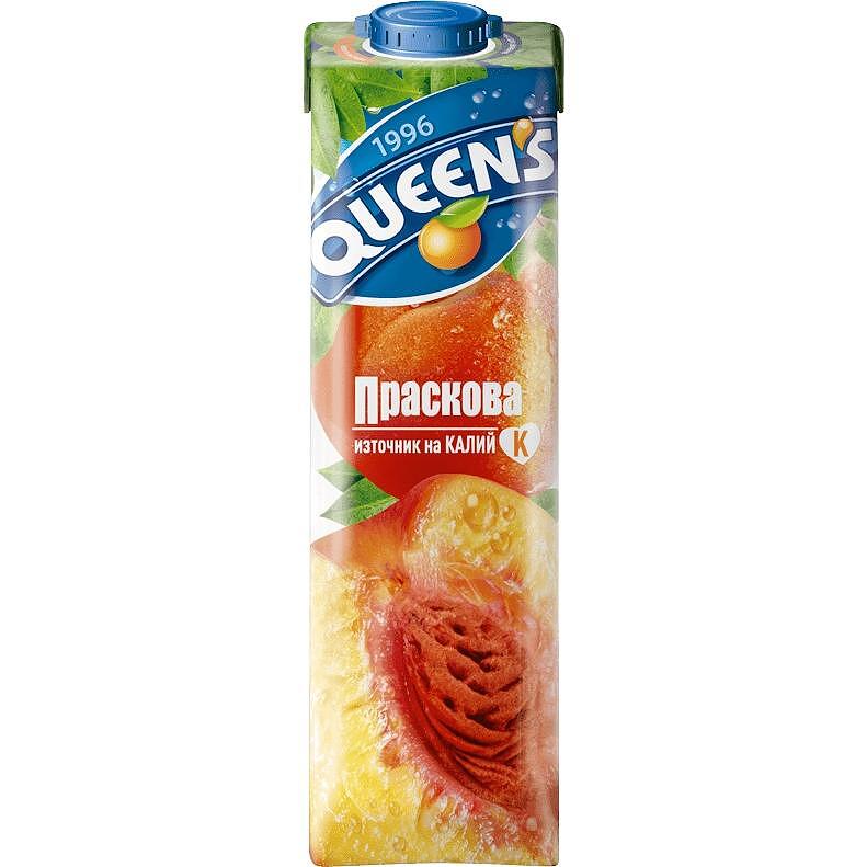 Queen's плодов сок праскова 50% (1 л)