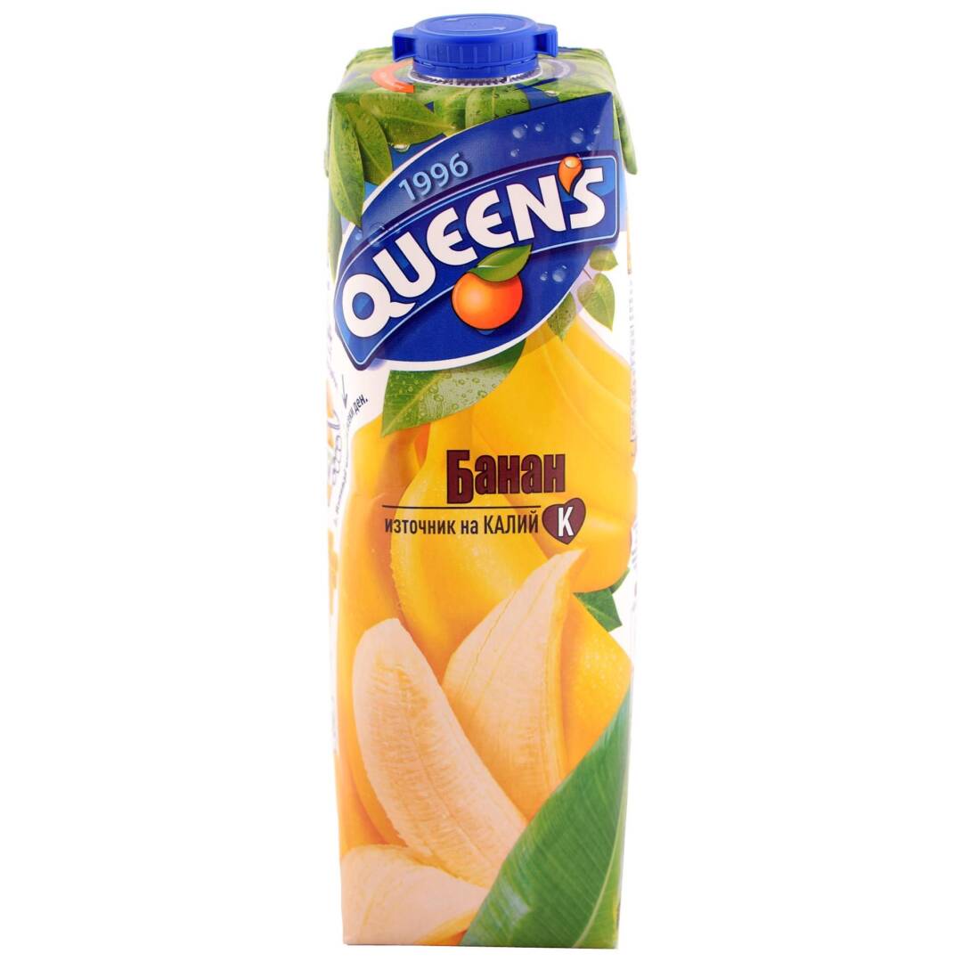 Queen's сок банан 15% (1 л)