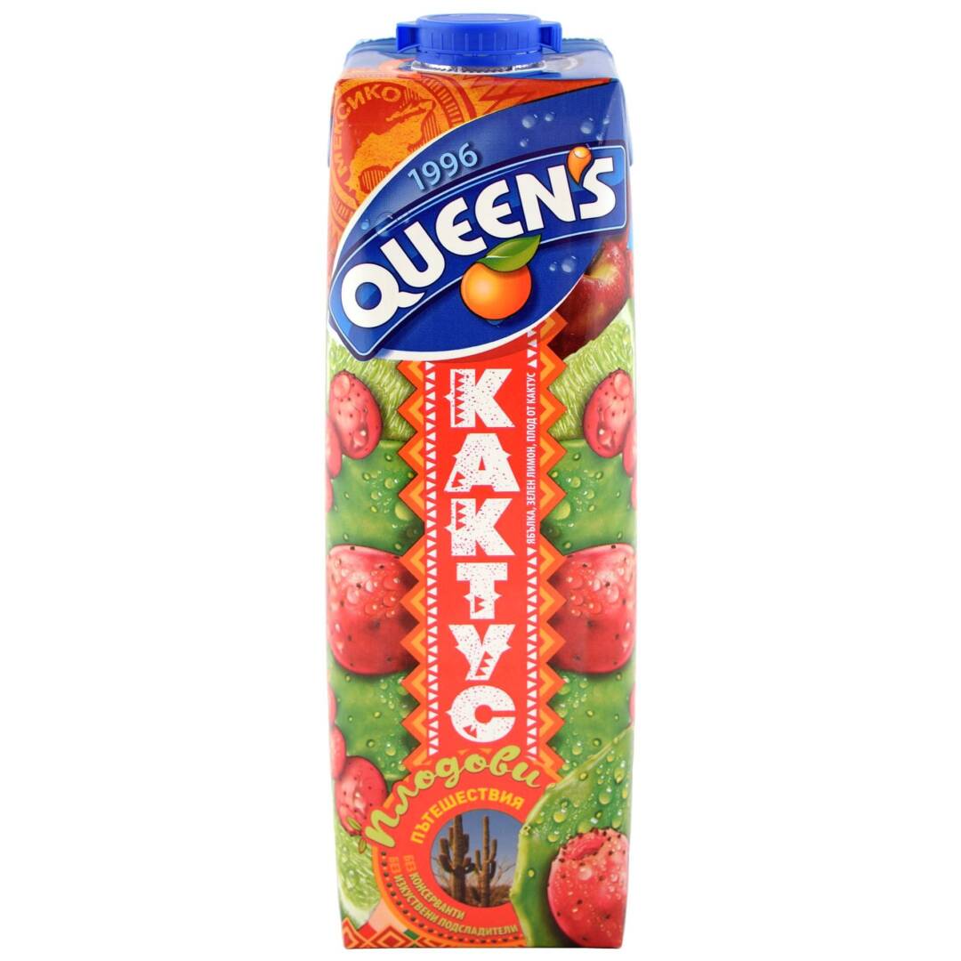 Queen's сок кактус 42% (1 л)